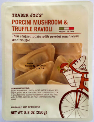 Porcini Mushroom And Truffle Ravioli