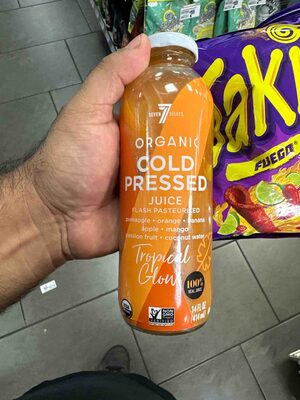 Organic Cold Pressed Juice Tropical Glow