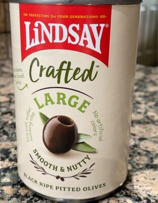 Black ripe pitted olives