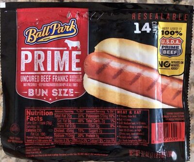 Prime Uncured Beef Franks