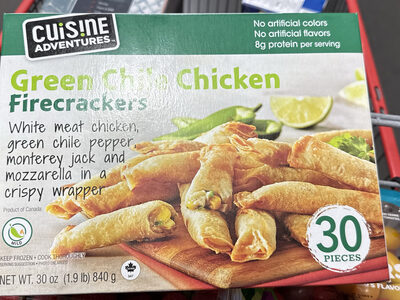 Green Chili Chicken Firecrackers