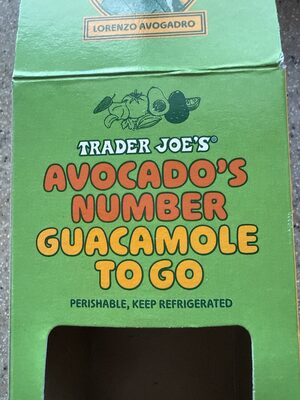 AVOCADO'S NUMBER GUACAMOLE TO GO