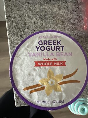 Vanilla Bean Whole Milk Greek Yogurt