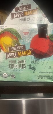 Organic Apple Mango Fruit Sauce Crushers