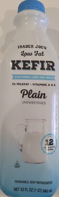 Plain Unsweetened Low Fat Kefir