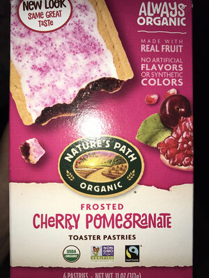 Frosted Cherry Pomegranate Toaster Pastries