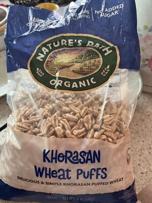 Nature s path kamut khorasan wheat puffs cereal