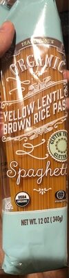 Organic Yellow Lentil & Brown Rice Spaghetti