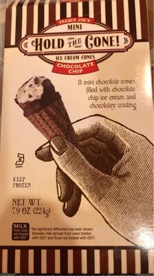 Mini Hold the Cone! Ice Cream Cones Chocolate Chip