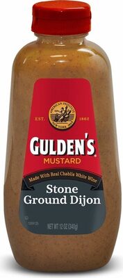 Stone ground dijon mustard squeeze bottle
