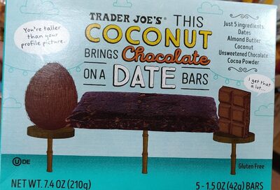 Chocolate date bar