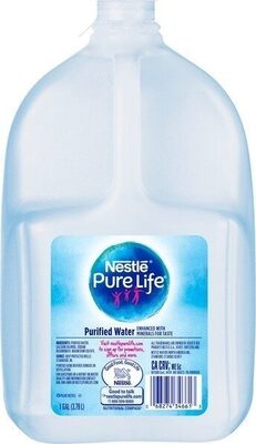 Nestle pure life purified water jug