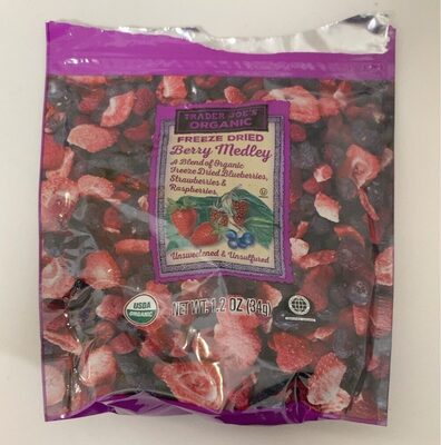 Organic Freezer Dried Berry Medley