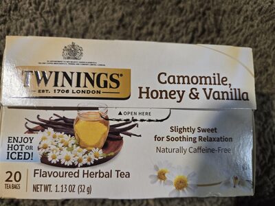 Camomile honey & vanilla tea