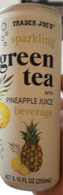 Green tea with pineapple juice