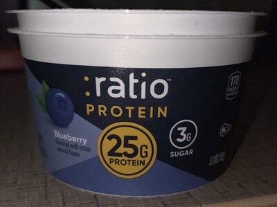 Blueberry flavored whey protein