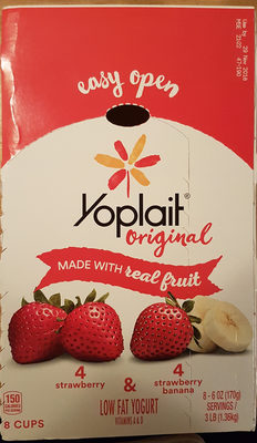 Original Variety Pack Strawberry/Strawberry Banana Yogurt