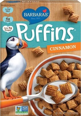 Puffins Cereal-Cinnamon
