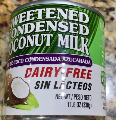 Leche de coco condensada