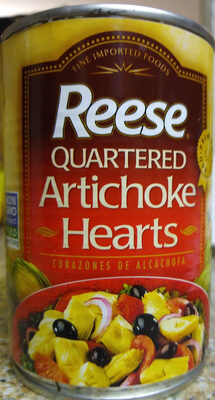 Quartered artichoke hearts