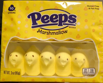 Marshmallow peeps yellow chicks