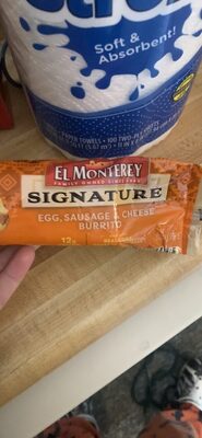 EGG, SAUSAGE & CHEESE BURRITO