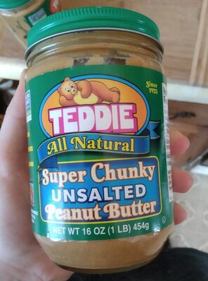 Peanut butter super chunky unsalted all natural