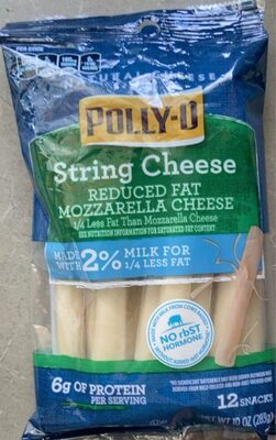 Polly o string reduced fat mozzarella cheese