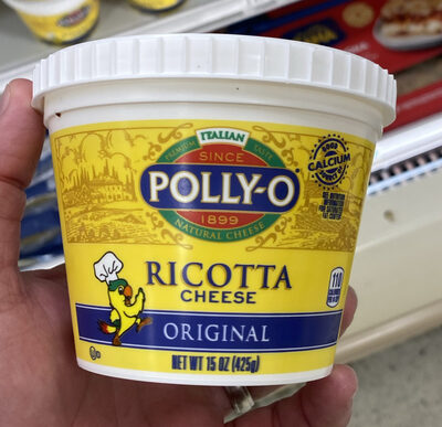 Polly o original ricotta cheese