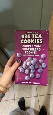 Ube Tea Cookies Purple Yam Shortbread Cookies