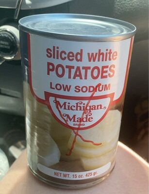 Sliced White Potatoes