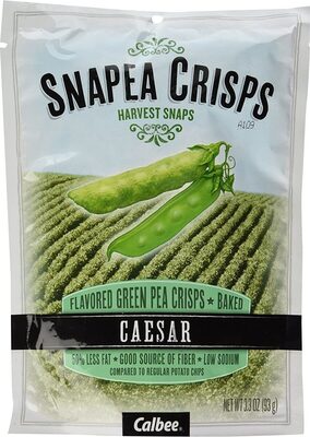 Light & Creamy Caesar Baked Green Pea Snacks
