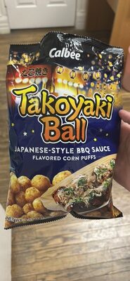 Takoyaki Ball Japanese-Style BBQ Sauce Flavored Corn Puffs