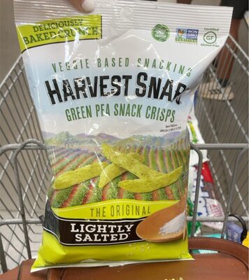 Baked Green Pea Snacks Lightly Salted