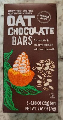 Oat chocolate bars