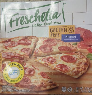 Gluten free pepperoni frozen pizza