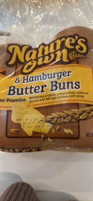 8 Hamburger Butter Buns