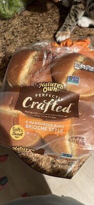 HAMBURGER BUNS BRIOCHE STYLE