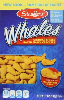 Whales snack crackers
