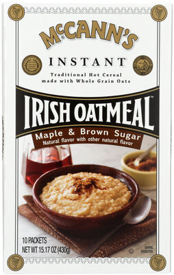 Maple & Brown Sugar Instant Irish Oatmeal