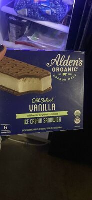 Old School Vanilla Ice Cream Sandwich