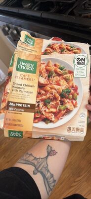 Grilled Chicken Marinara with Parmesan