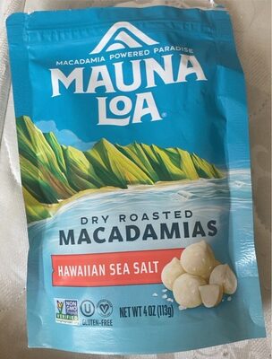 Dry Roasted Macadamias - Hawaiian Sea Salt