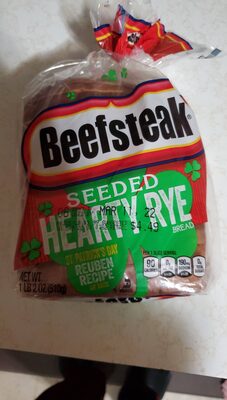 Seeded hearty rye bread