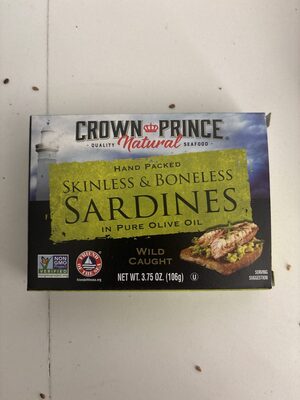 Skinless & Boneless Sardines In Pure Olive Oil