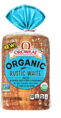 Organic Rustic White Bread
