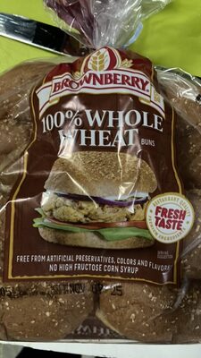 100% Whole Wheat Buns