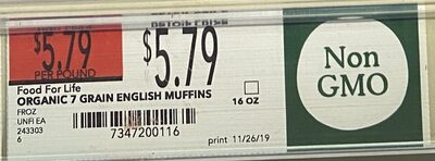 7-Sprouted Grains English Muffins