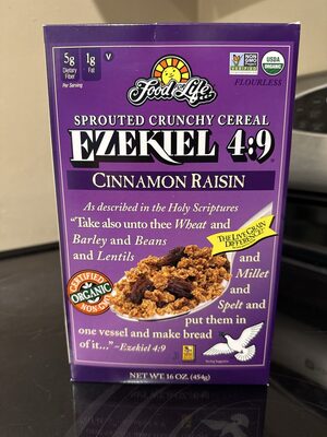 Ezekiel 4:9 - Cinnamon Raisin - Sprouted Whole Grain Cereal
