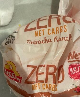 Zero net carb tortilla